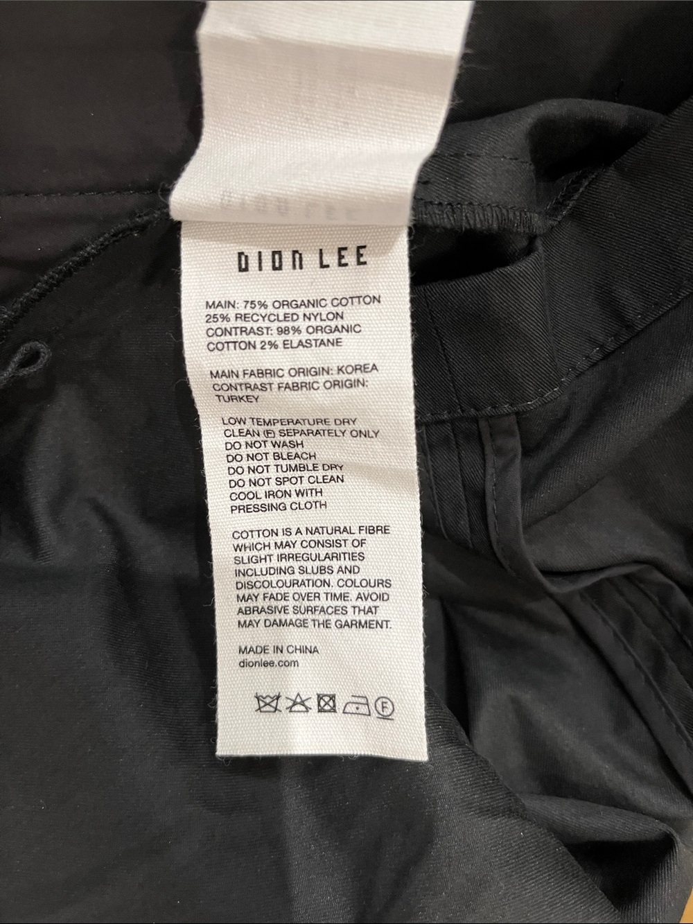 Dion Lee Black Mini Utility Skirt with Pocket and Belt - Picture 9 of 10